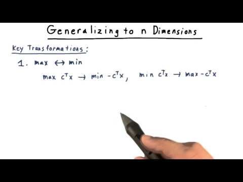 To n Dimensions - Georgia Tech - Computability, Complexity, Theory: Algorithms