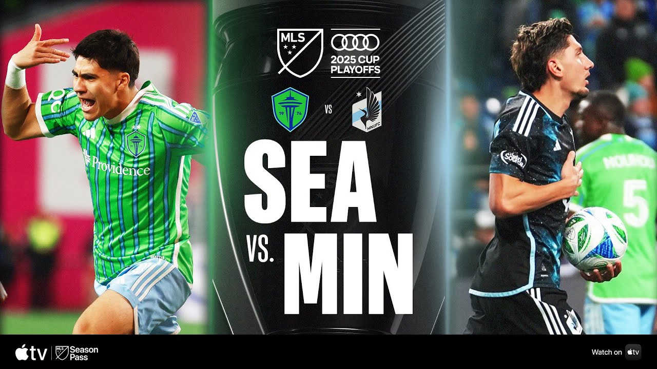 Seattle Sounders vs. Minnesota United | 6-Goal Thriller! | 2025 MLS Playoffs