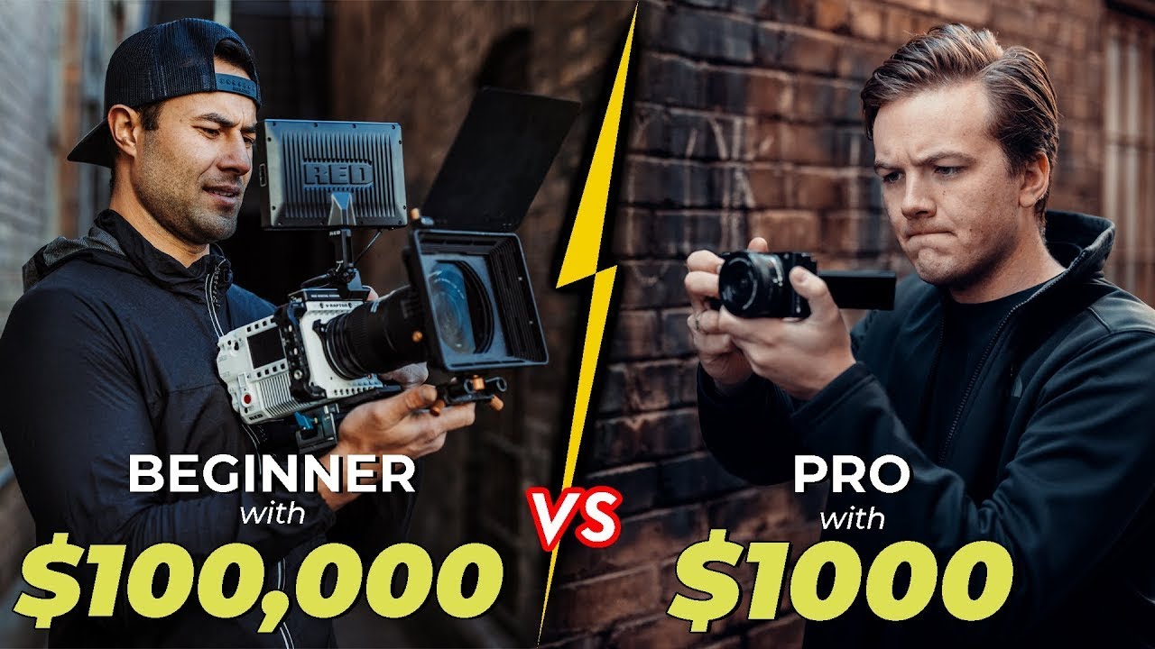 Beginner $100K FILM Gear vs Pro $1K Camera 🎥