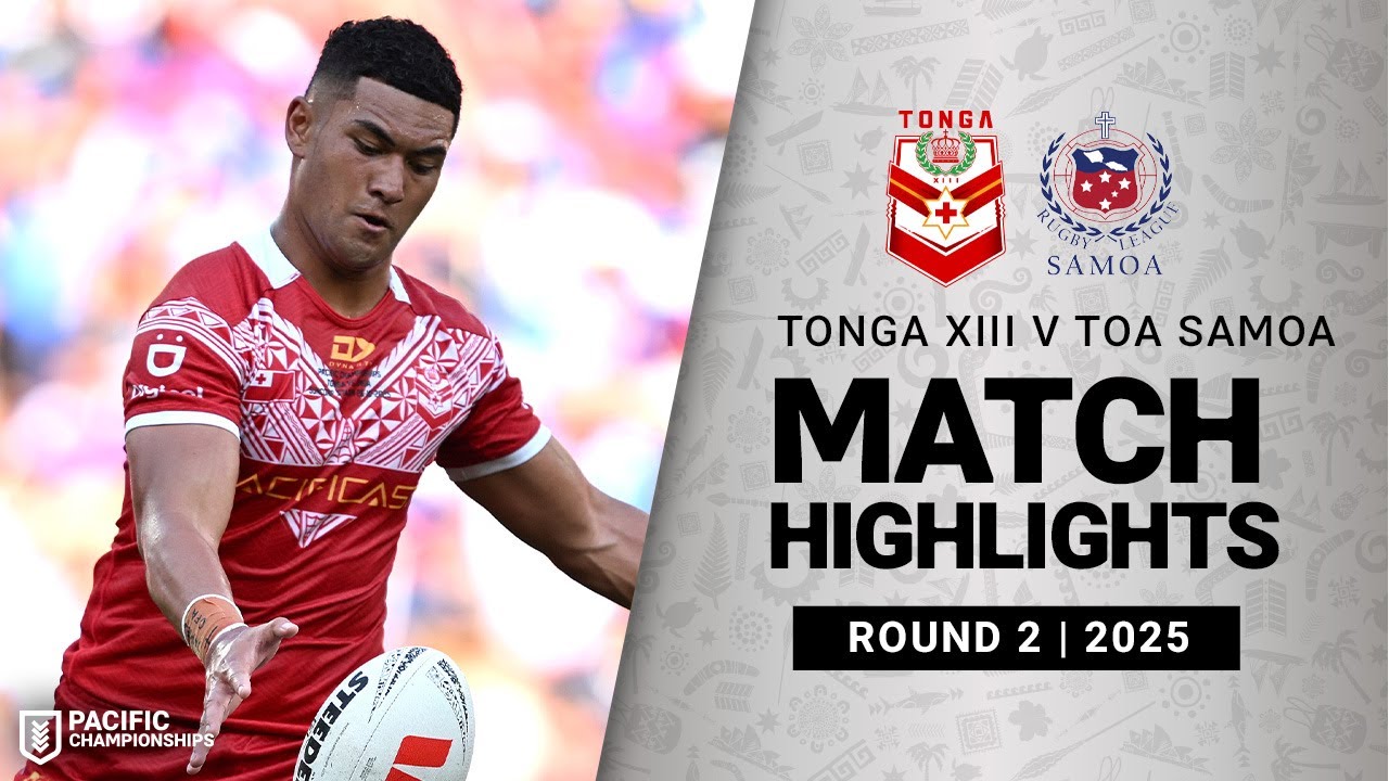 2025 Pacific Championships: Tonga XIII vs Toa Samoa β Exciting Round 2 Highlights π