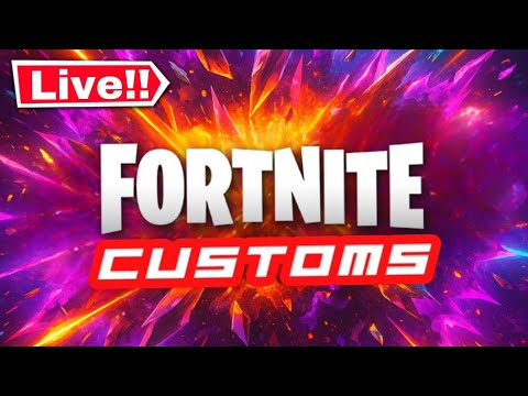 Fortnite Live Customs with Viewers 🎮 - Christmas Break!