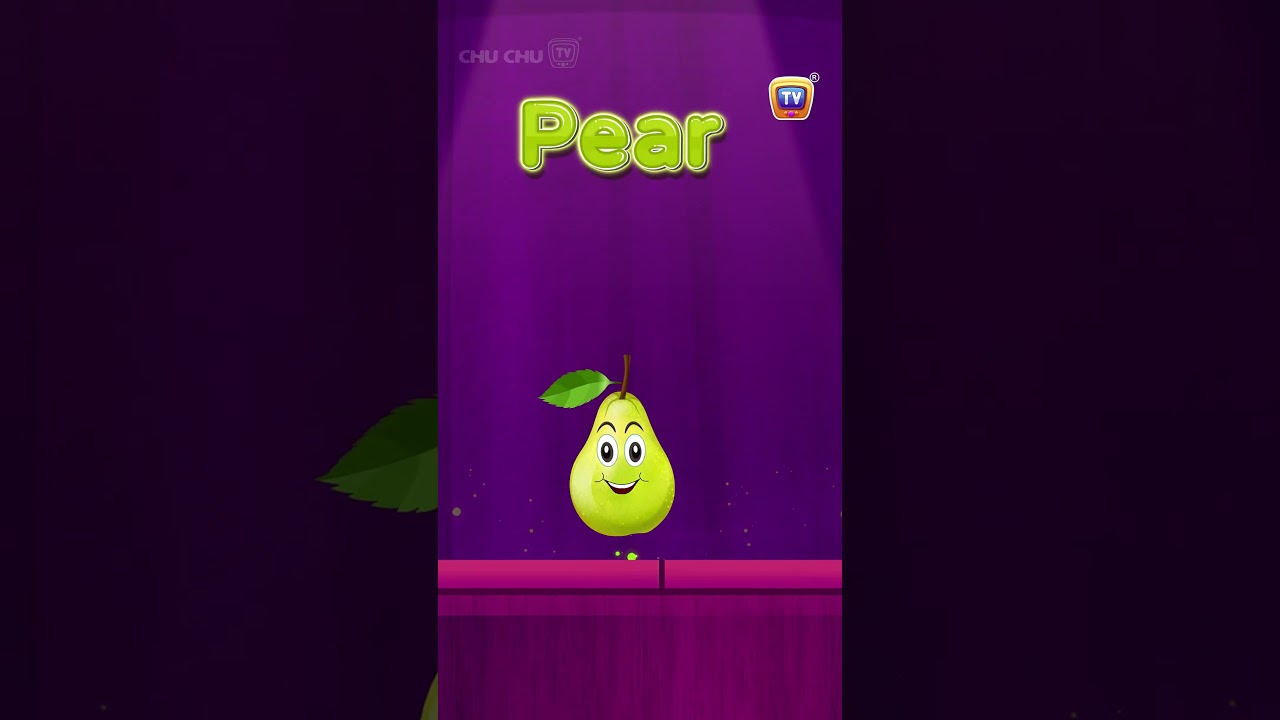 Catchy Pear Fruit Song for Kids 🎶