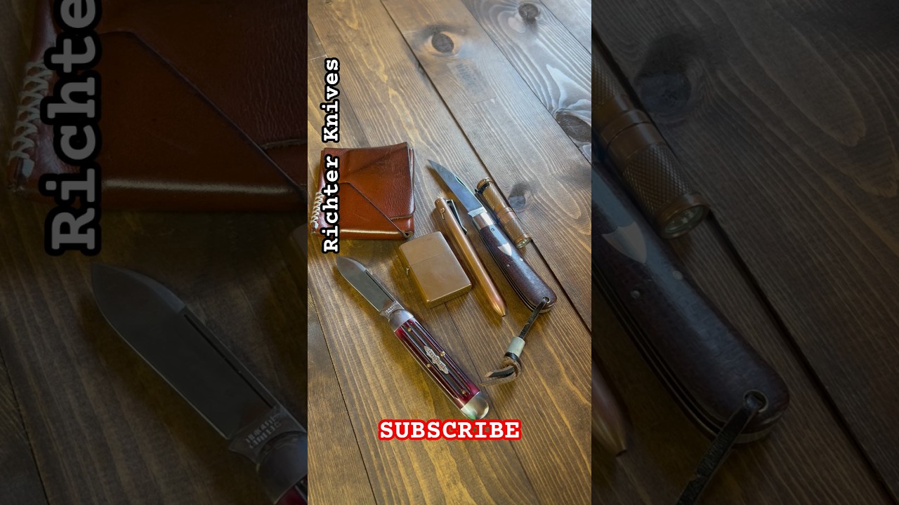 EDC Pocket Dump ๐ก๏ธ #RichterKnives