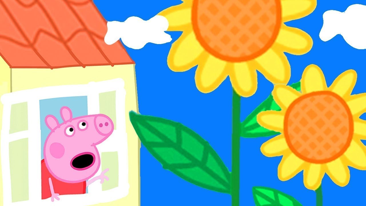 Huge Flowers in Peppa Pig's Garden š»