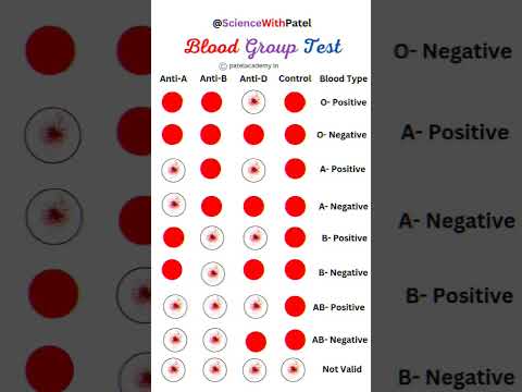 Blood group Test 💉