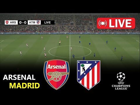 Arsenal vs Atletico Madrid | Champions League 2025/26 | Ucl Live | Video Game Simulation