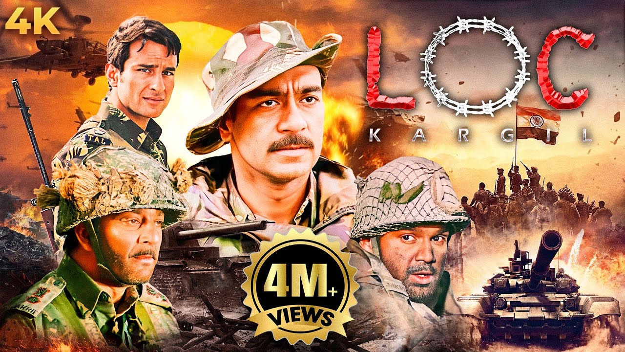 LOC KARGIL - Epic War Drama 🇮🇳 Full Movie in 4K | Sanjay Dutt, Ajay Devgn & Suniel Shetty