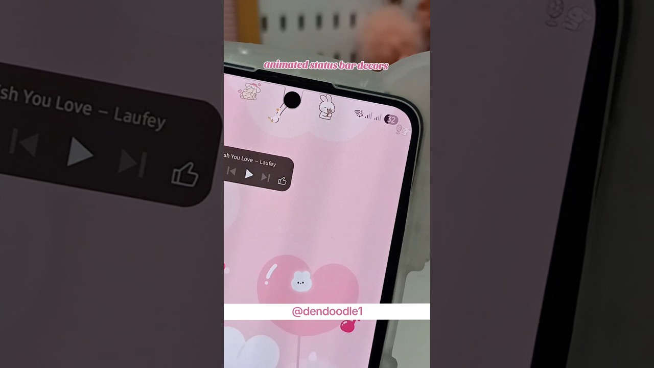 Animated Status Bar Decor from Mico App 📱