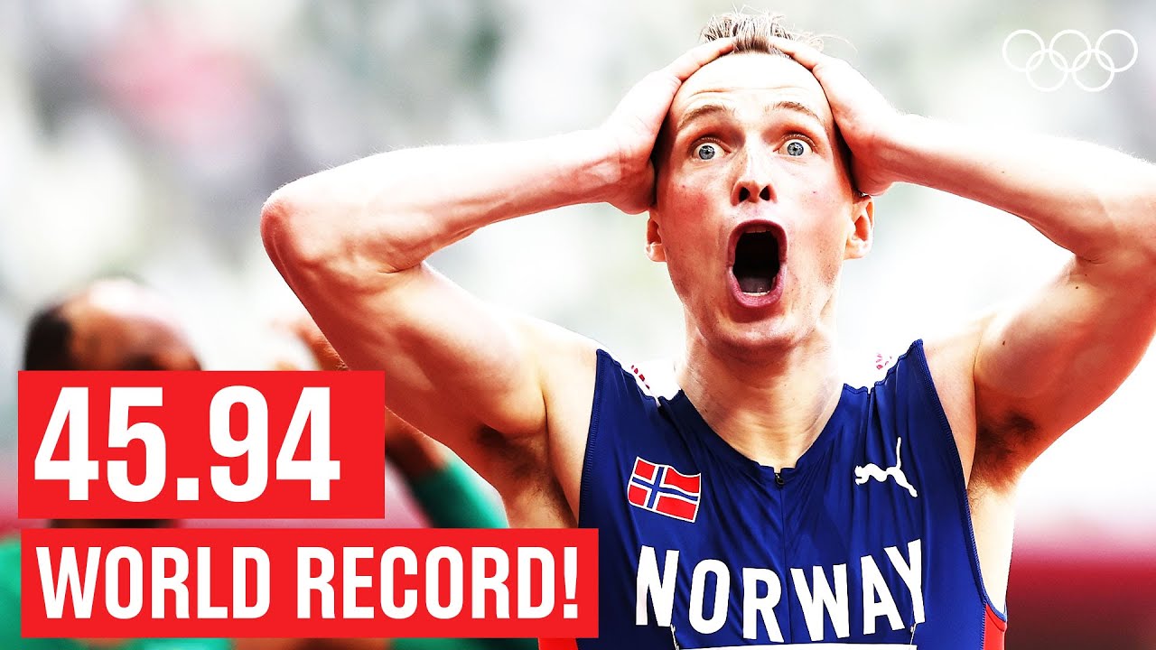 Warholm Breaks 400m Hurdles World Record 🏅