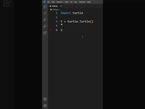How to draw a circle using turtle in Python #shorts #TheBrokode