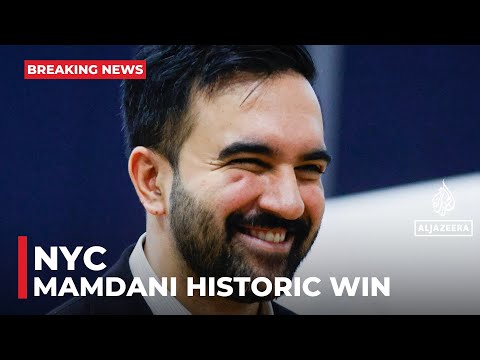 Zohran Mamdani elected as New York mayor in historic win
