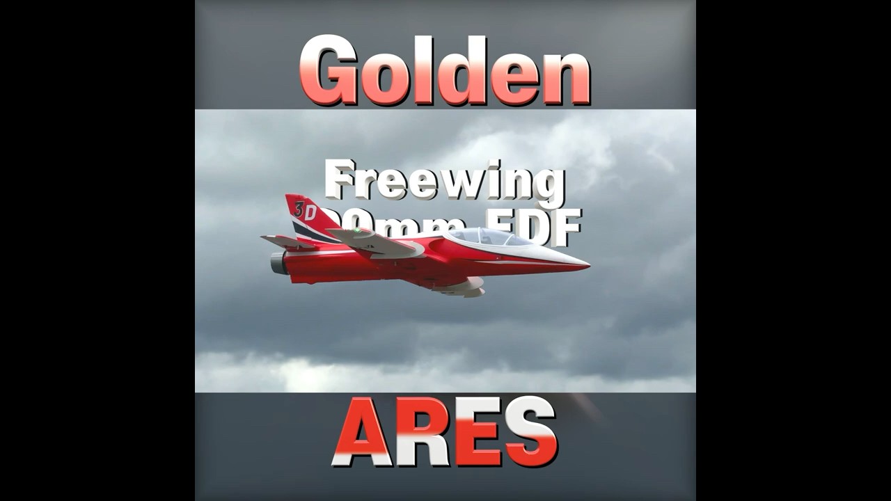 Discover the Golden ARES & Freewing 90mm EDF RC Planes ✈️ | Daily Shorts in Korea
