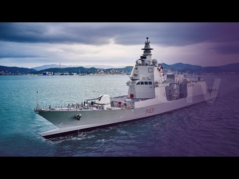 بالفيديو: بارجة حربية ايطالية في مرفأ بيروت... فما السبب؟