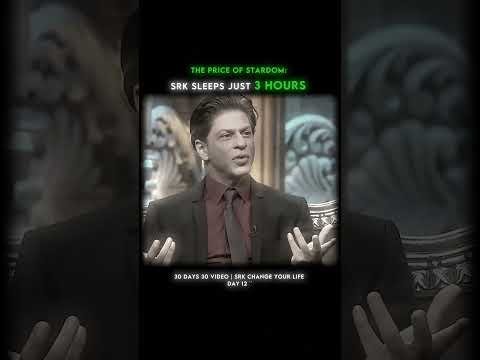 SRK || 3 hours sleep Only || Success Wants Hardwork|| #srkvision #srkinterview