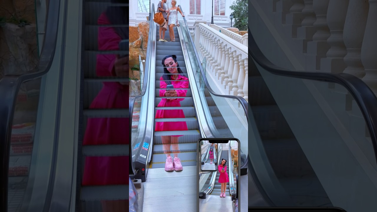 Hilarious Escalator Tips You Need to See! 😂 #katebrush #tutorial #shorts