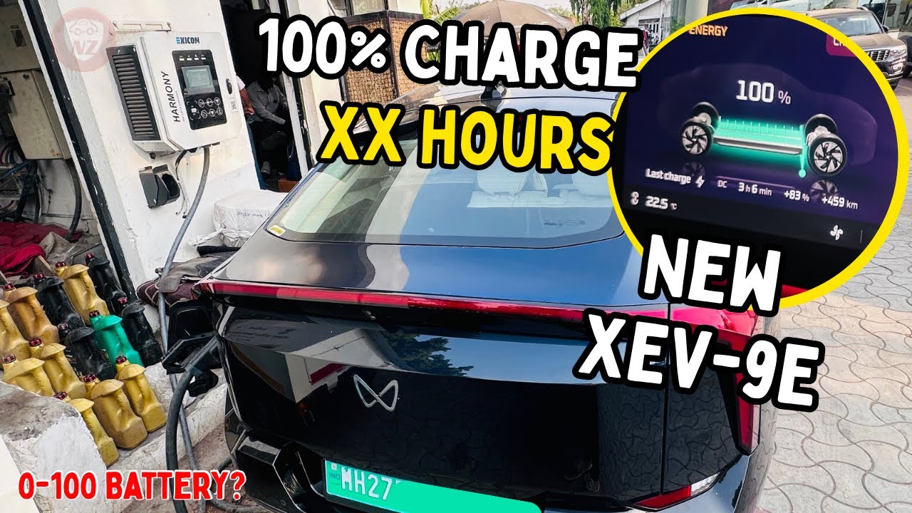 Charge Mahindra XEV-9E in xx hours with DC Fast Charging ⚡