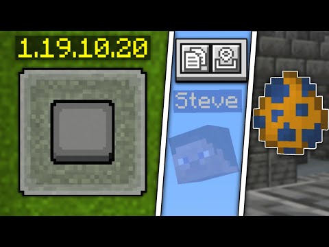 НОВЫЕ КНОПКИ! НОВАЯ БЕТА МАЙНКРАФТ БЕДРОК 1.19.10.20 | МАЙНКРАФТ ПРЕВЬЮ | ОБНОВЛЕНИЕ МАЙНКРАФТ ПЕ