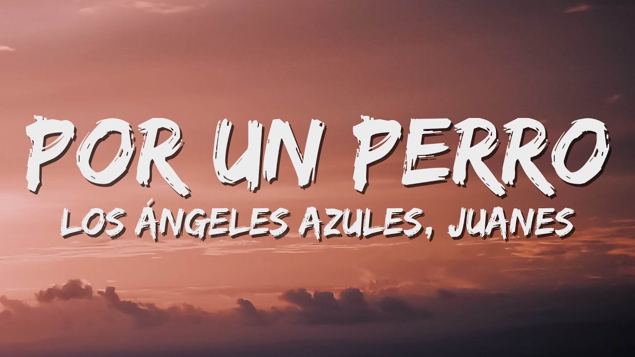 Los Ángeles Azules & Juanes - Por un Perro Lyrics 🎶