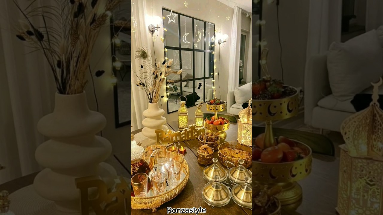 تحضيرات رمضان 2024 ✨ ديكورات وأواني مميزة لطاولة رمضانية أنيقة ❤️