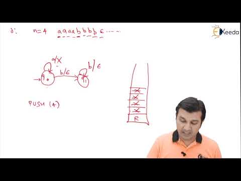Push Down Automata Problem 1 - Push Down Automata - Automata Theory