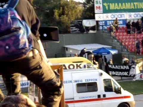 panserraikos-paok 1-1 2008-09 paokia skarfalonoun kagkela