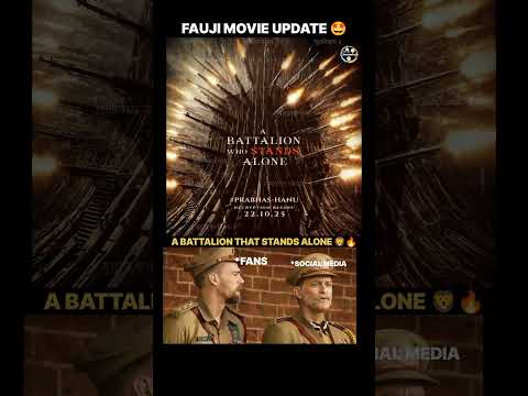 Fauji movie update 🥵🔥#trending #prabhas #celebrities #moviereview #movie #fauji #update #dudemovie