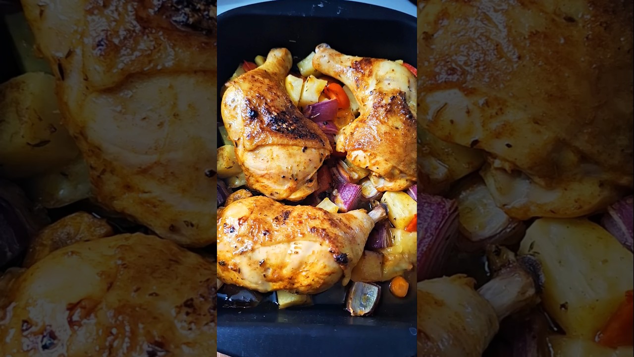 Pollo al Horno Fácil y Delicioso 🍗