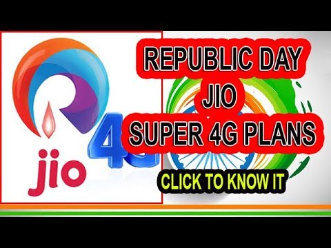 JIO Republic Day 2018 New 4G Plans 🚀