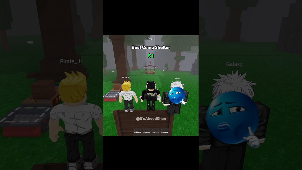 99 Nights in the Forest: $1 vs $1500 Shelter 🌳