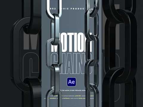 Learn to Create Stunning 3D Chain Animations in After Effects π¬