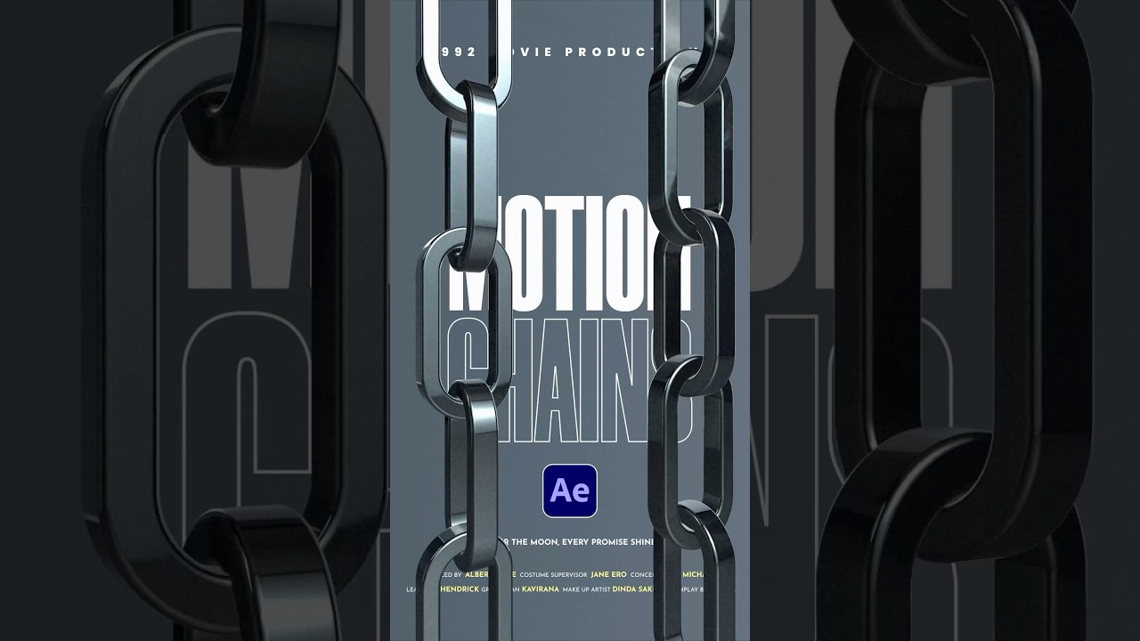 Learn to Create Stunning 3D Chain Animations in After Effects 🎬
