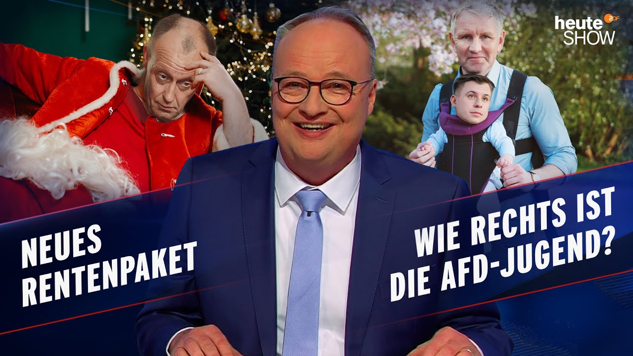 Rentenpaket, AfD-Jugend & Cyberangriffe | Heute-Show 05.12.2025