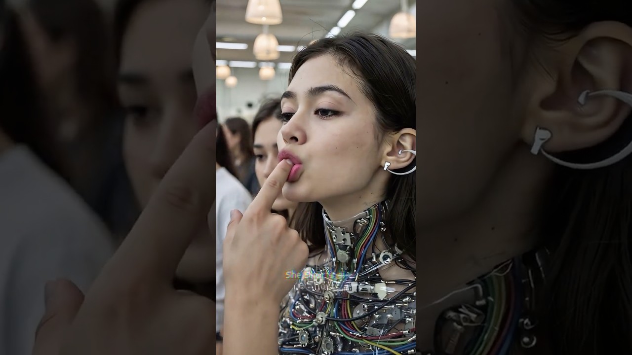 Man Tests Cutting-Edge Robot Girlfriend at Tech Expo ๐ค