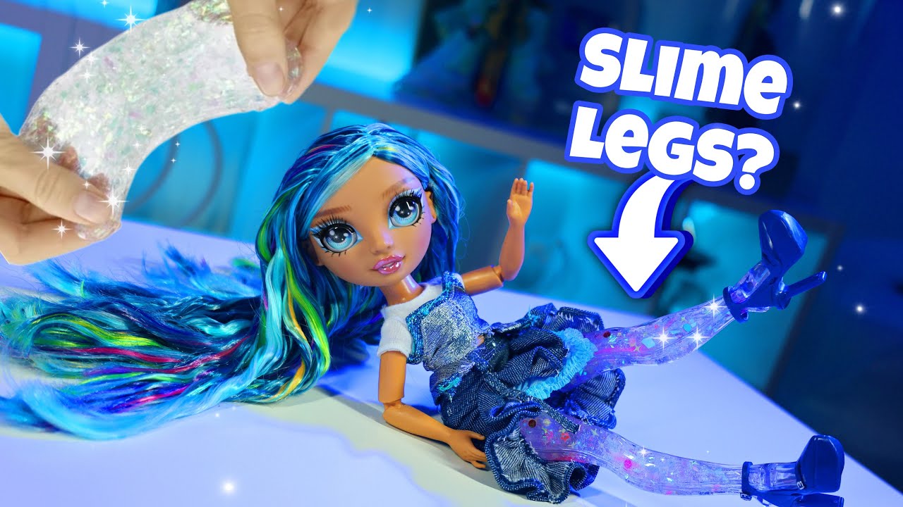 Slime legs? Rainbow High Shimmer Legs Skyler doll Unboxing + Toy Hunt