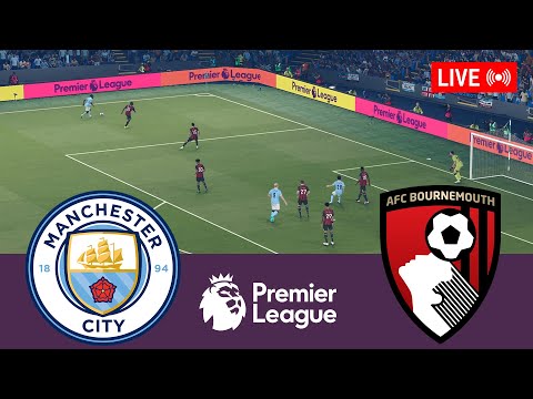 🔴Manchester City vs Bournemouth LIVE. Premier League 2025/2026 Full Match - Simulation Video Games