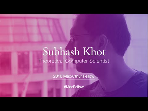 Theoretical Computer Scientist Subhash Khot | 2016 MacArthur Fellow