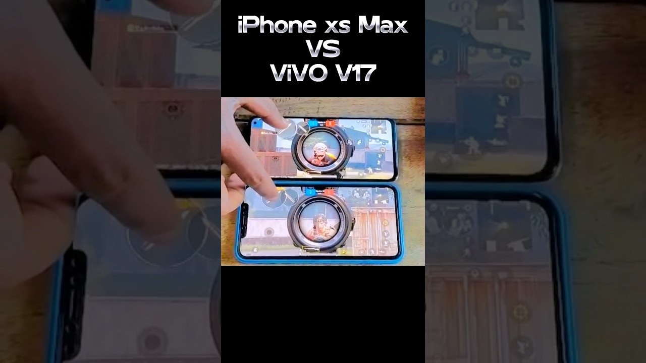 iPhone XS Max vs VIVO V17 PUBG Test π₯