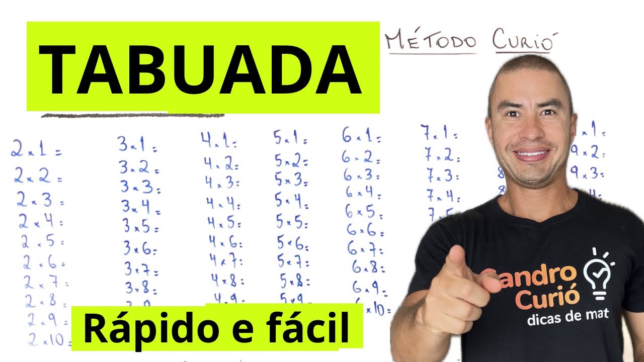 Aprenda a Tabuada Rápido e Fácil com Método Curió