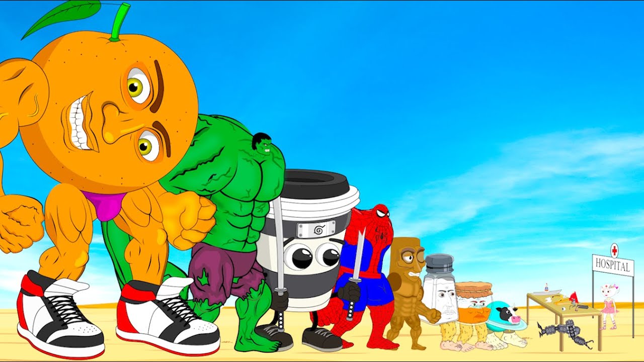 Rescue Hulk, Spider-Man & Italian Brainrot 🧠 End of BRAINROT