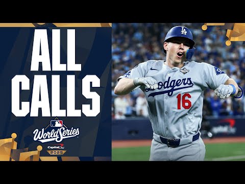 ALL CALLS: Will Smith’s go-ahead home run wins the Dodgers the 2025 World Series! 🔊