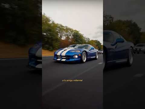 El auto MAS SALVAJE de los 90s #automotive #dodge #viper