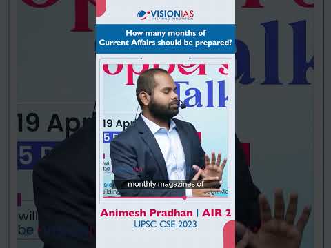 ToppersTip 545 | Animesh Pradhan, AIR 2 UPSC CSE 2023|How Many Months of Current Affairs to Prepare?