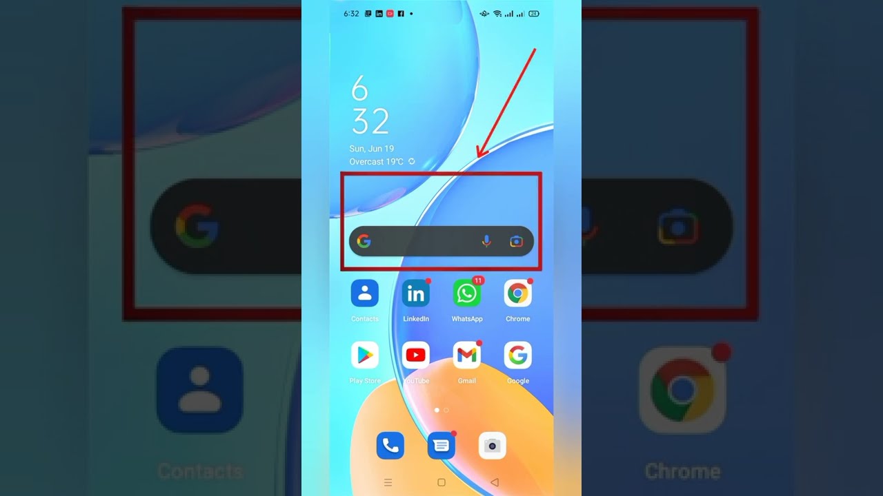 Adding and Customizing Google Search Bar Widget on Home Screen