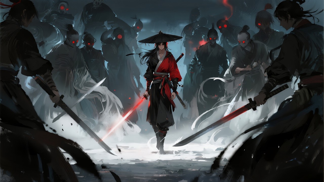 Epic Martial Arts Animation: Warrior Fights Bandits in a Dark Realm to Avenge His Father