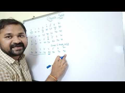 quicksort example step by step|quick sort example solved