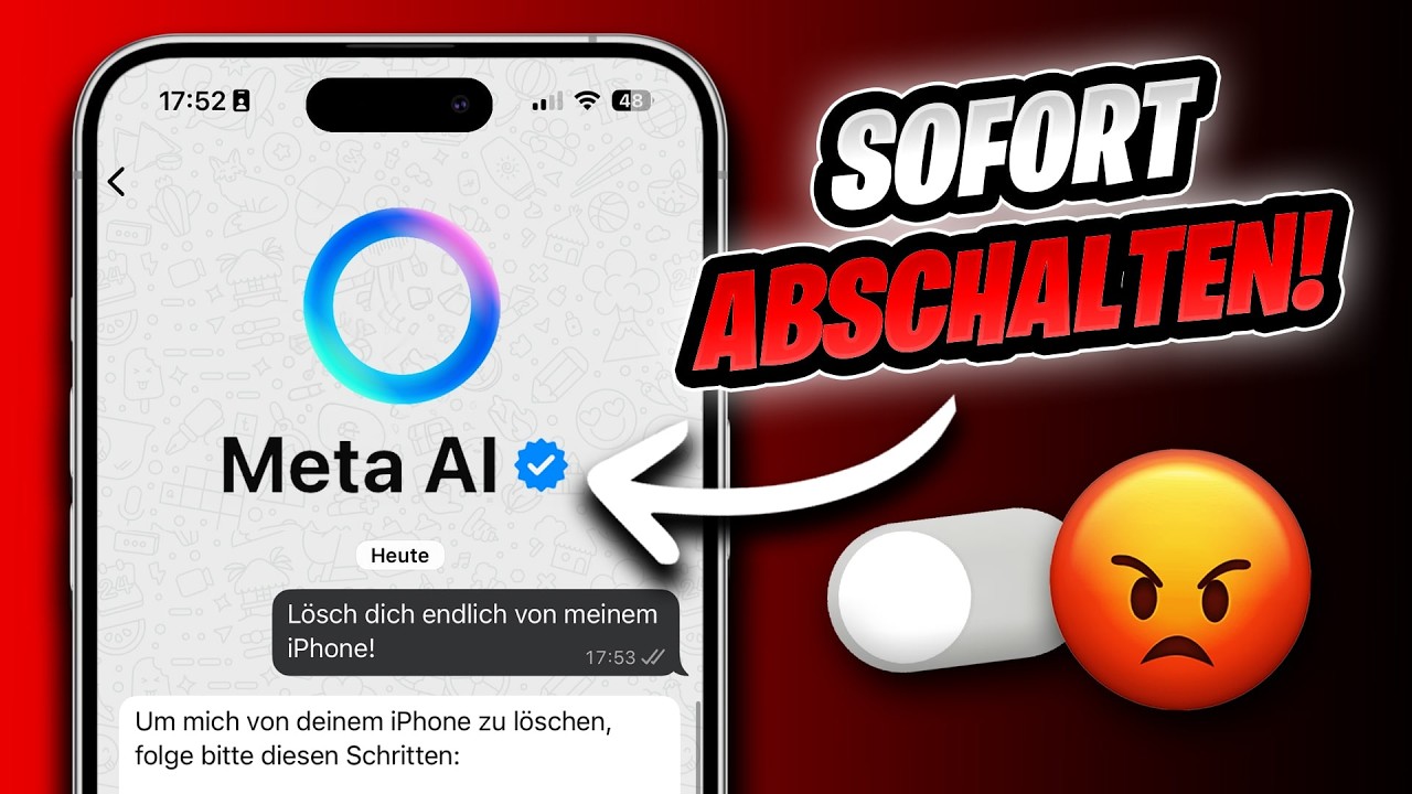 WhatsApp Meta AI entfernen – Handeln Sie jetzt! ⚠️
