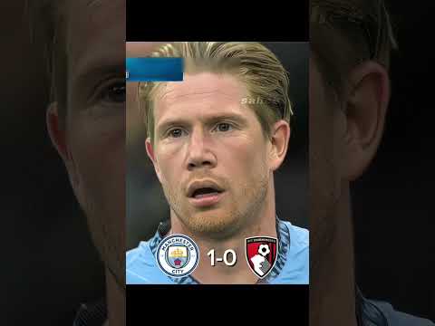 Manchester City Bournemouth KDB Farewell 😠#shorts