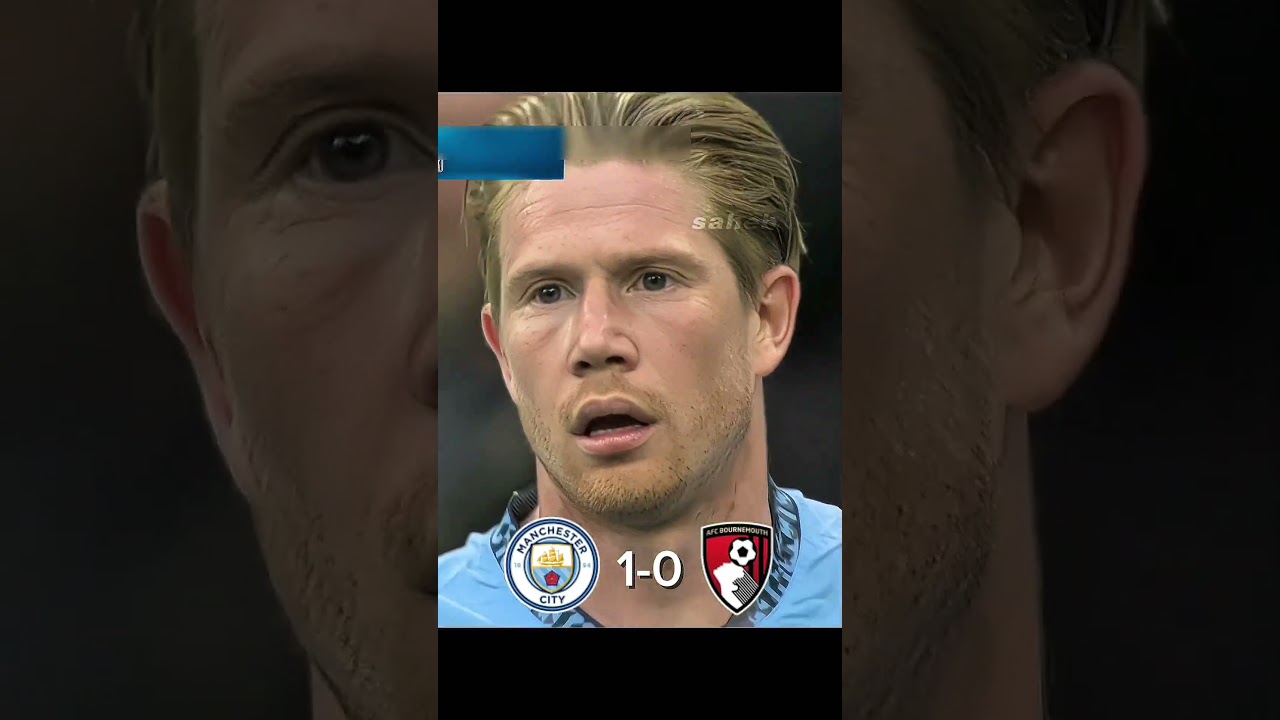 Kevin De Bruyne's Emotional Farewell at Etihad 😢 | Manchester City vs Bournemouth #shorts