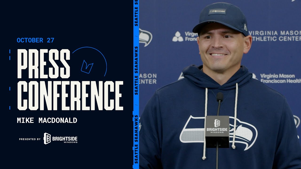 Seahawks Head Coach Mike Macdonald Breaks Down Bye Week & Prepares for Week 9 🏈