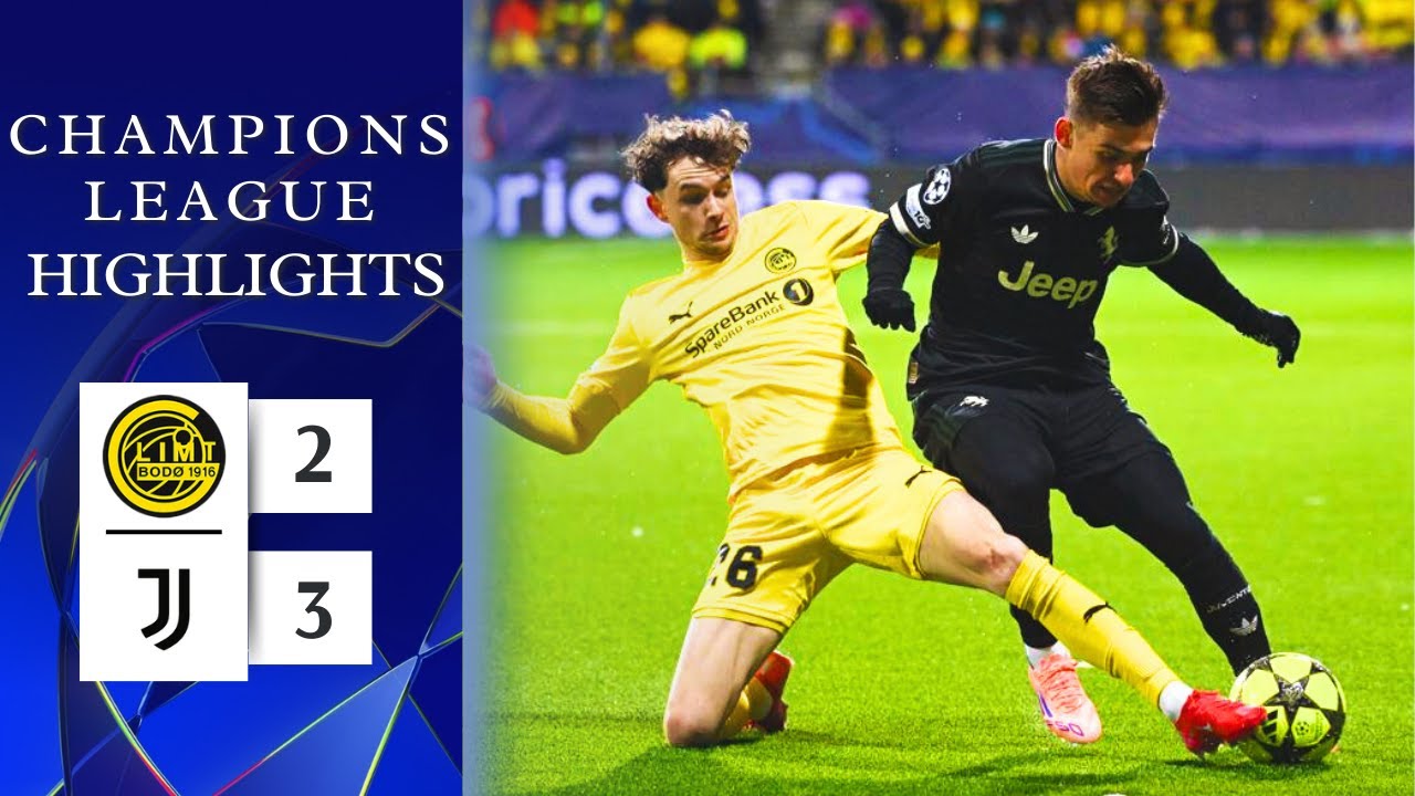 Bodo Glimt vs Juventus 2-3 Highlights | CL 2025-26 ⚽